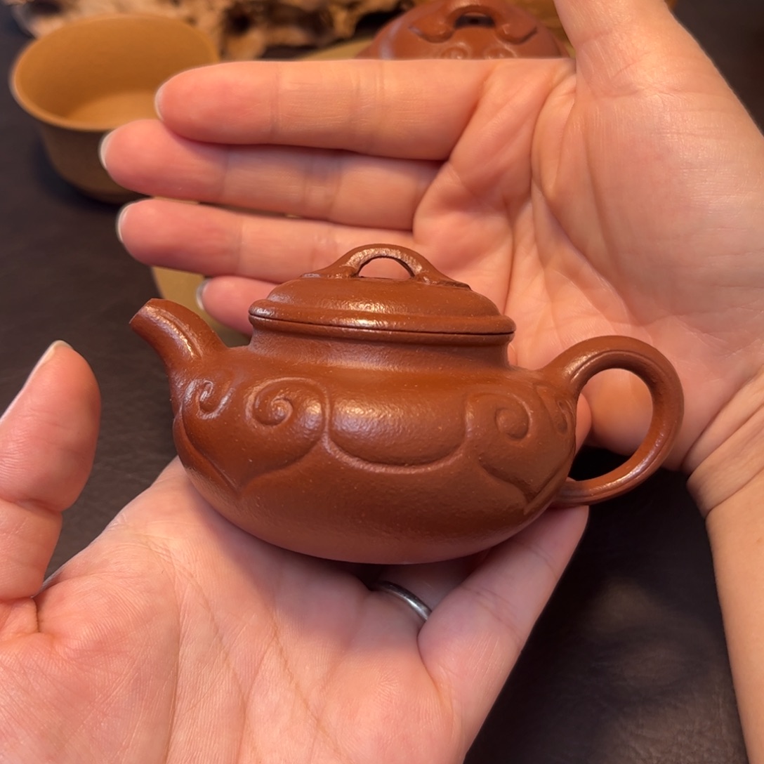 茶壶紫砂石*宜兴紫砂壶半手工制作