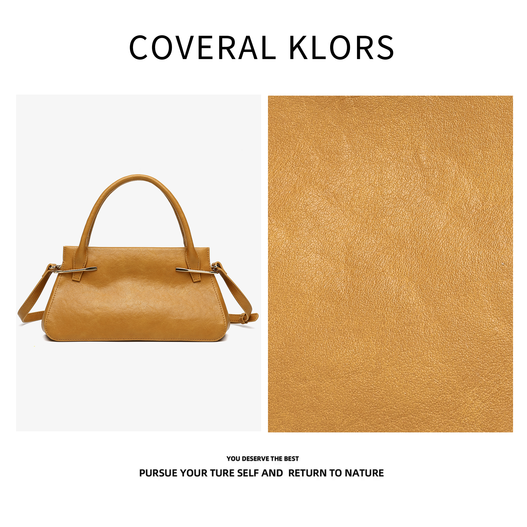   COVERAL KLORS时尚轻奢简约手提包