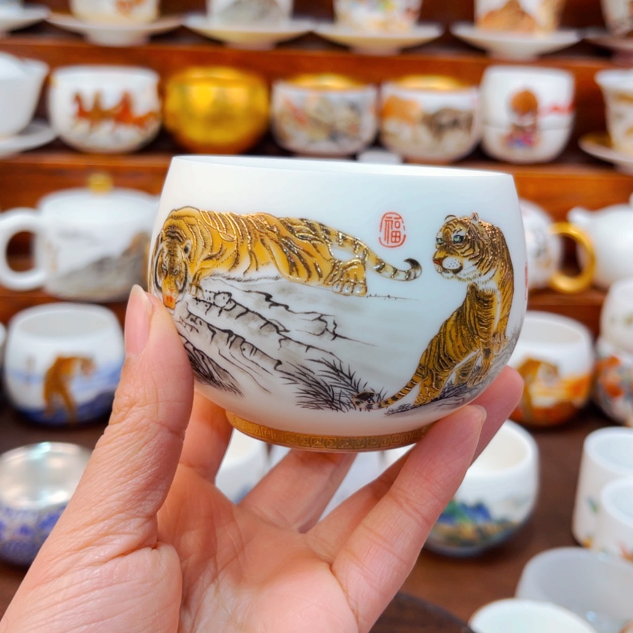 【闪购商品】高货羊脂玉瓷陶瓷茶具