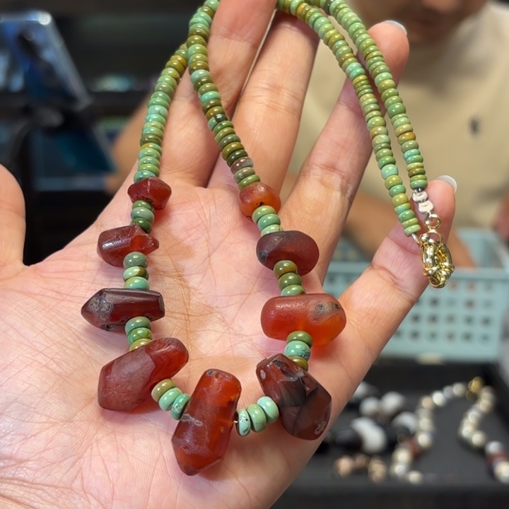 玛瑙/玉髓未镶嵌颈饰