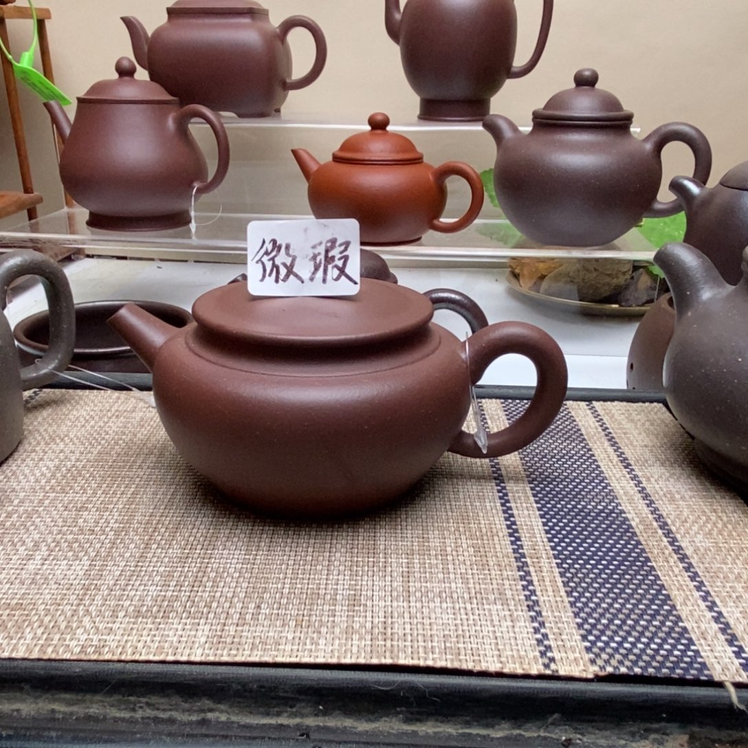 注***山茶壶紫砂零添加花块紫泥200毫升