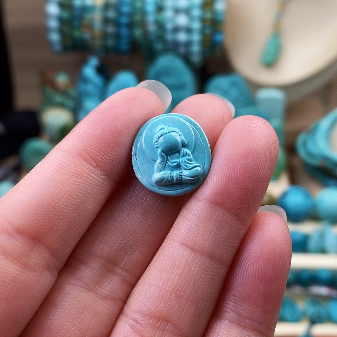 未镶嵌绿松石珠宝奇石