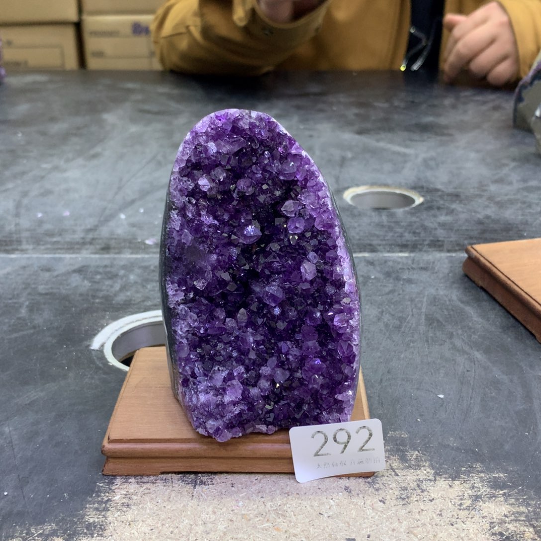 水晶摆件未镶嵌紫晶292