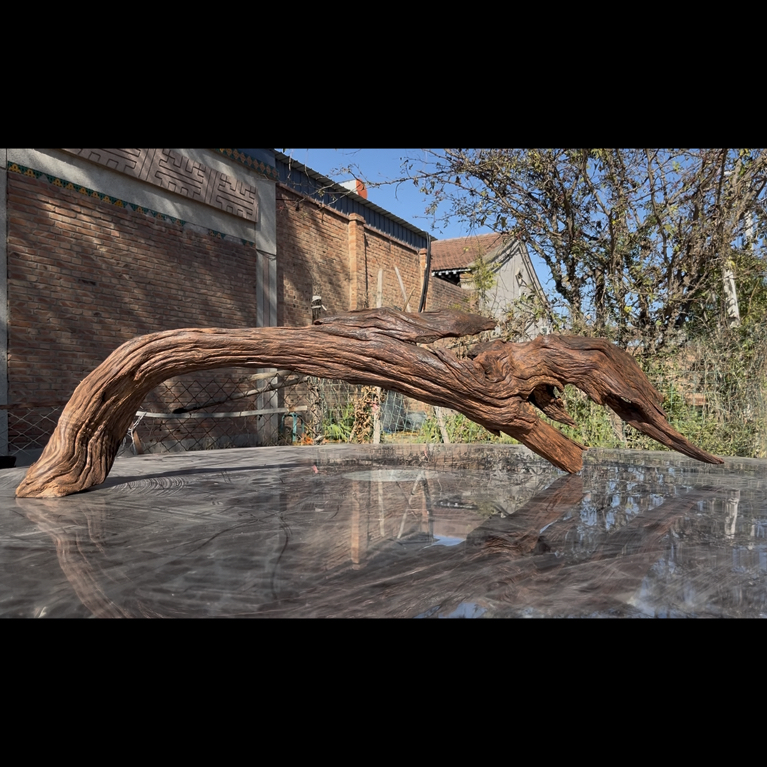 尺寸：100✖️13✖️25，鱼缸造景沉木摆件，紫柚木，秒沉水，包煮，溪流缸