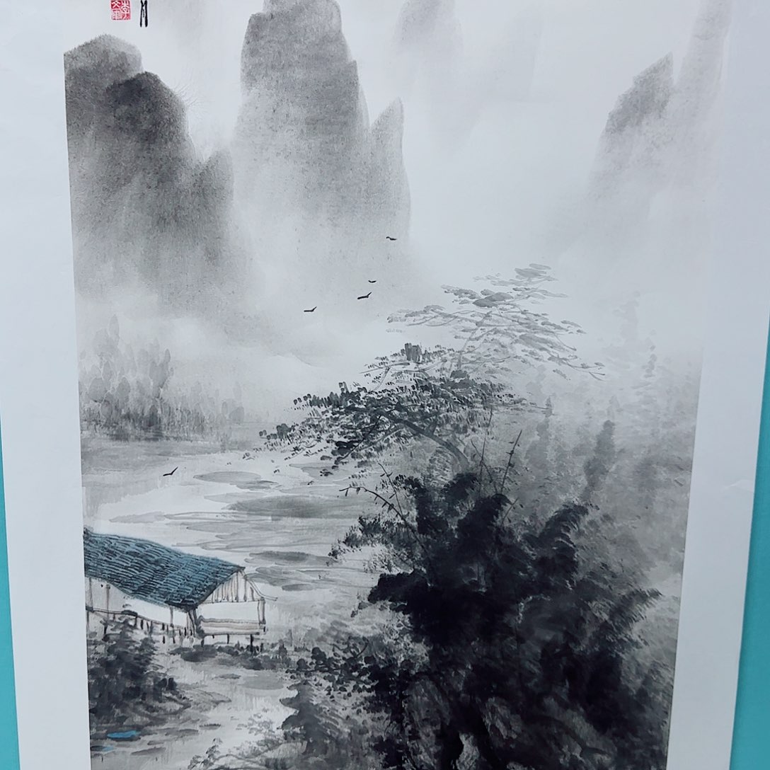 国画李文军教授作品