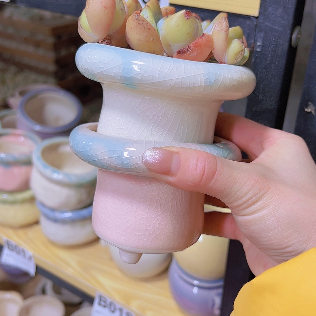 红陶陶瓷花盆单场满12包邮