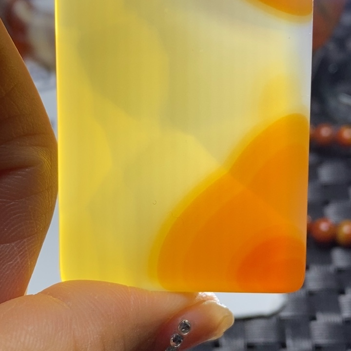 玛瑙/玉髓颈饰未镶嵌草*