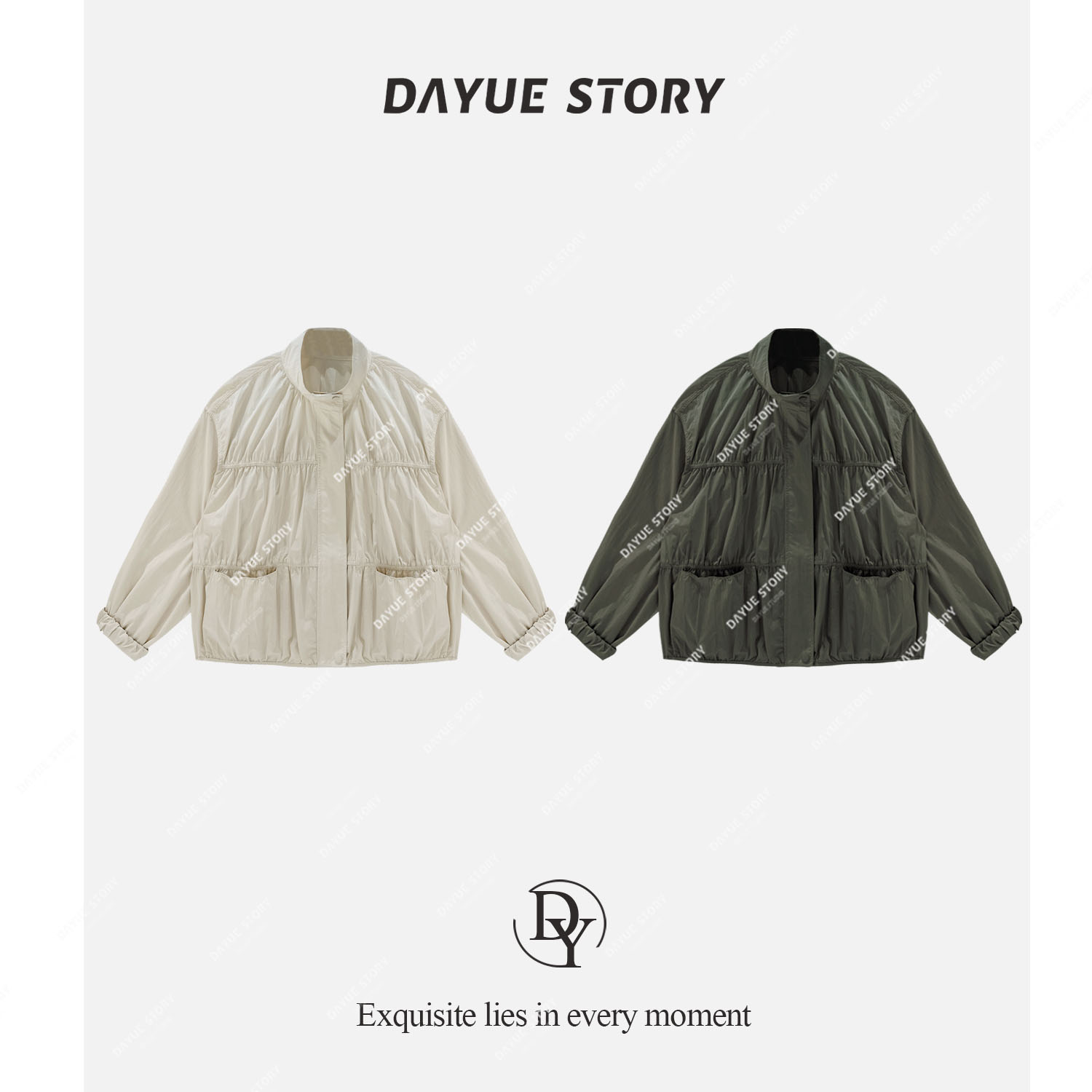 DAYUE【卢森堡】老友推荐入款~敲重工满细节！设计感小个子显瘦外套