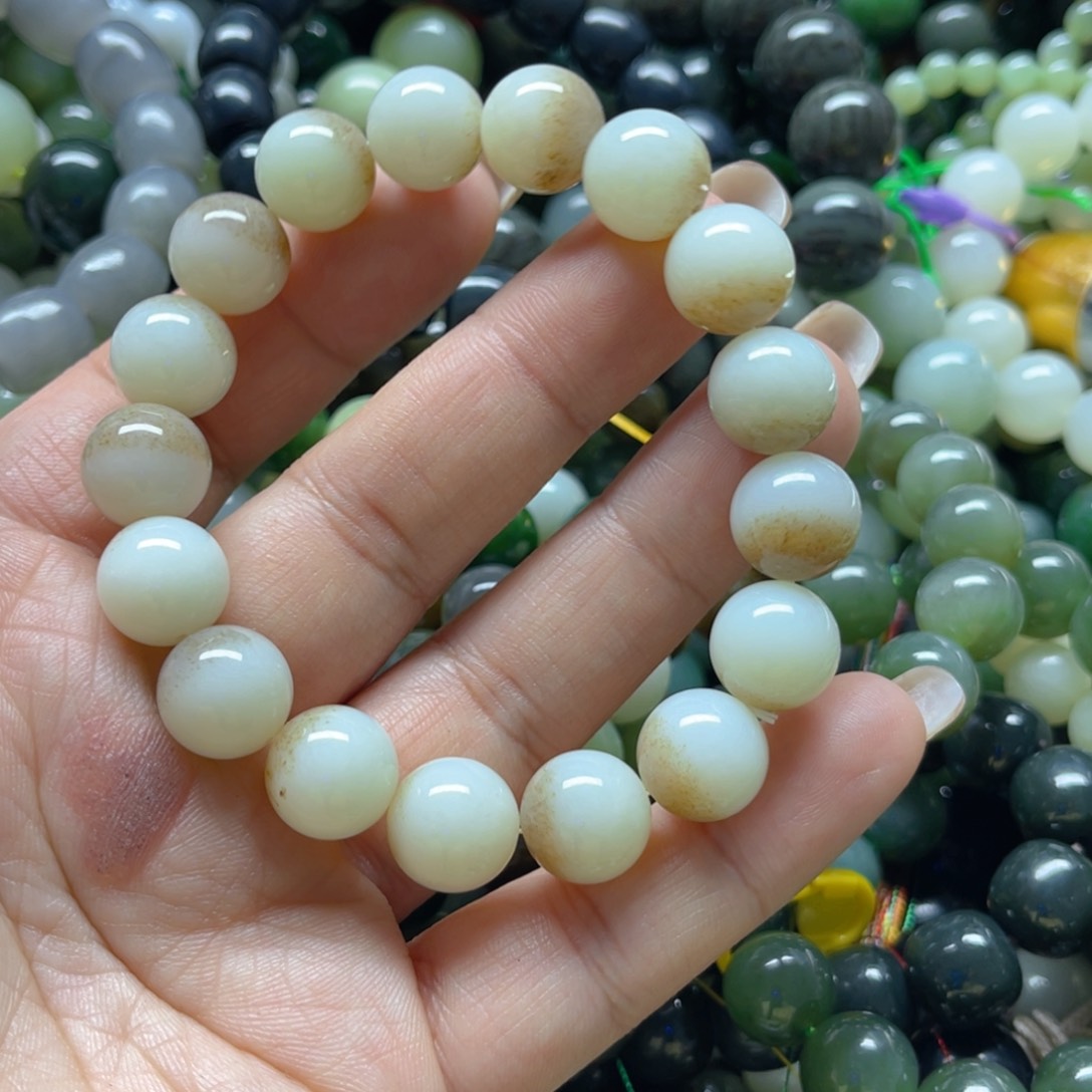 和田玉手链未镶嵌