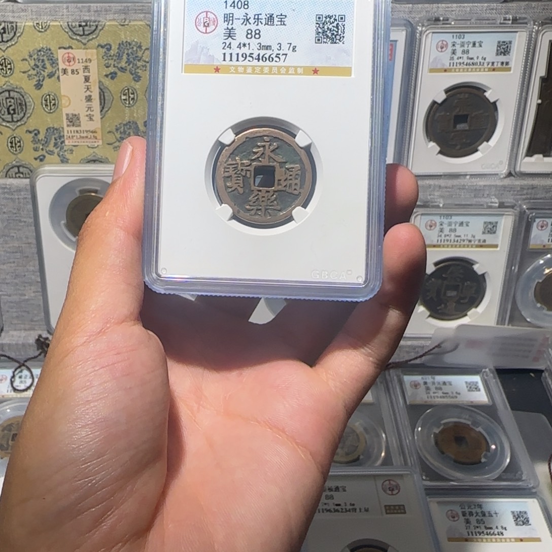 铜传世 永乐通宝。 保真包老 