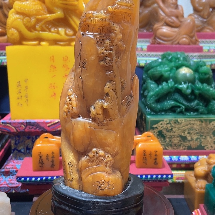 寿山石印石篆刻印章引首章闲章姓名章生日礼物