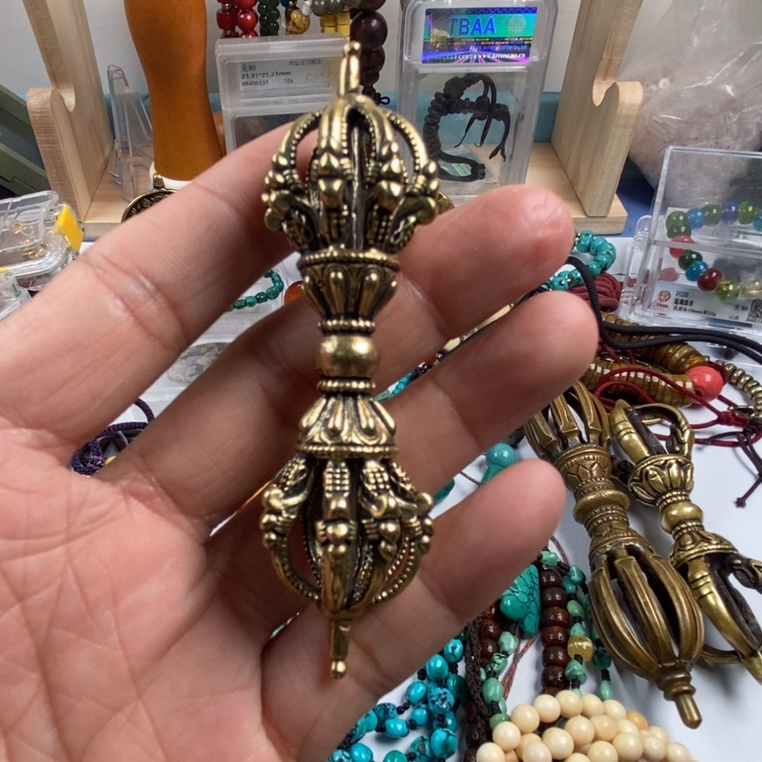 铜藏传金刚杵金刚杵，杵子杵子