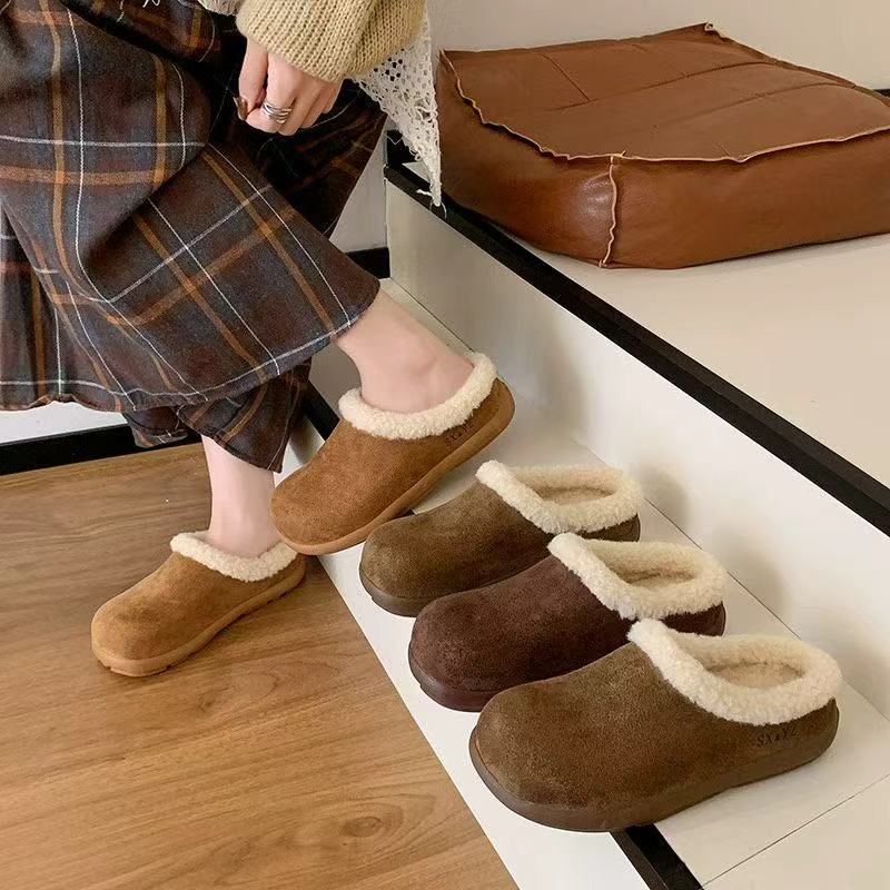 1818-1新款圈圈毛软底舒适百搭时尚勃肯拖鞋仓