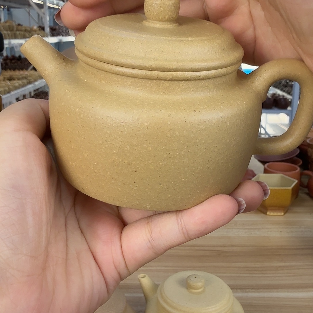 茶壶紫砂宜兴原矿紫砂梨皮