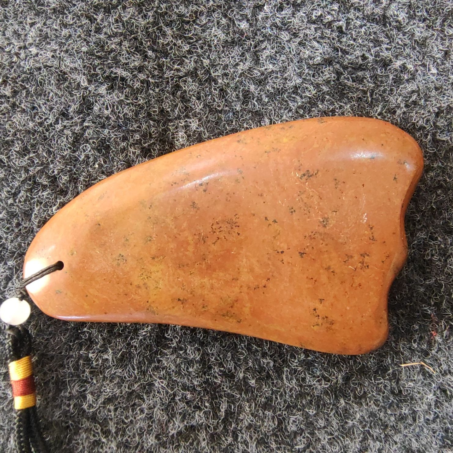 泗滨砭石牛角形板