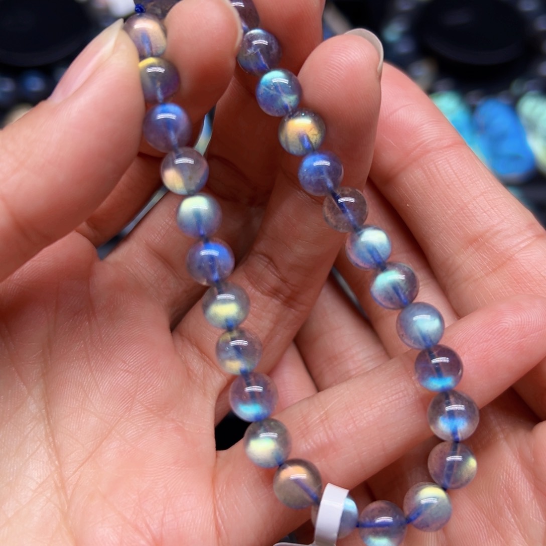 未镶嵌手链长石6.8左右