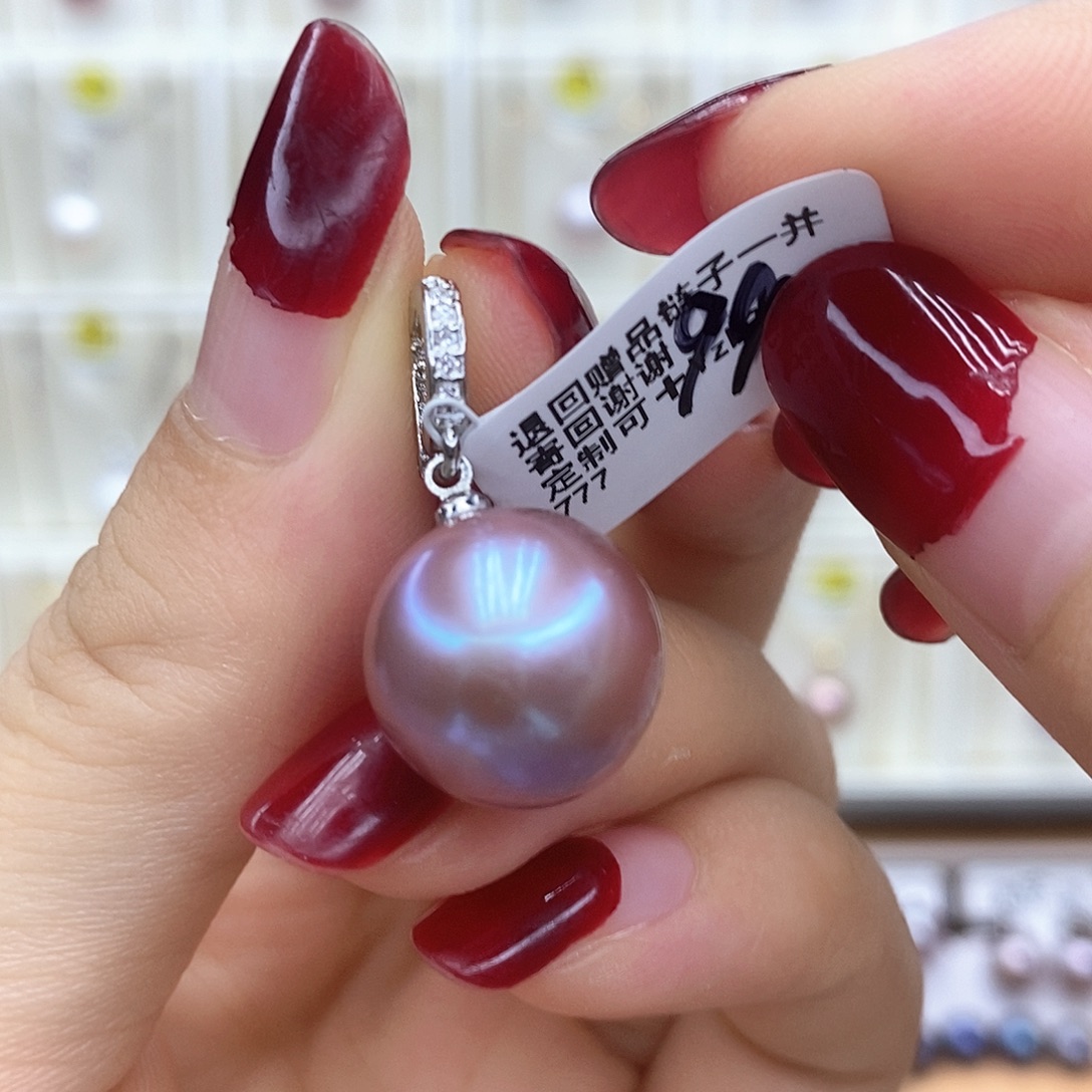 颈饰合金淡水珍珠