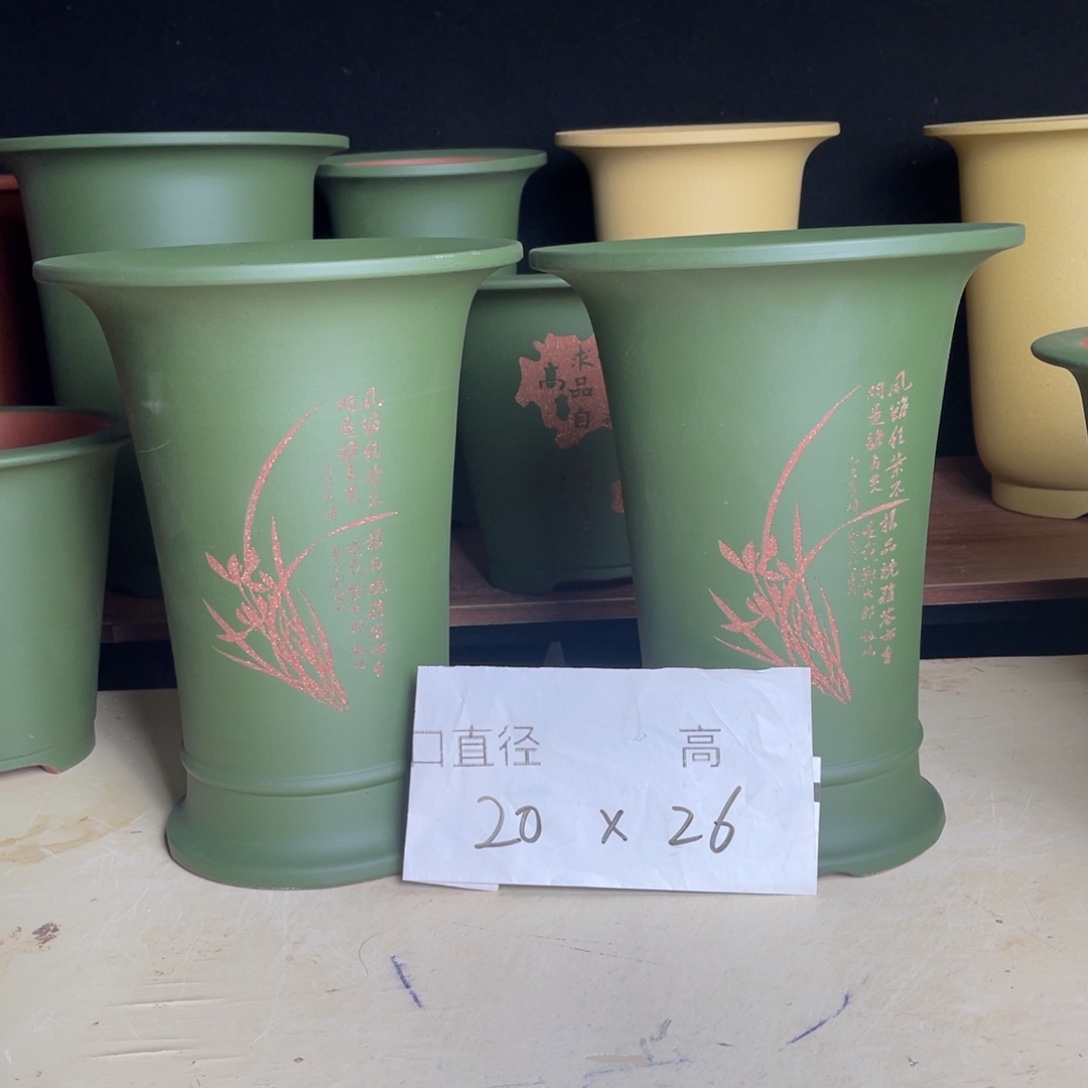 宜兴原矿紫砂花盆