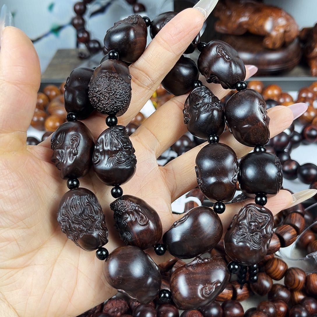 黄花梨/降香黄檀手串/手链道*道