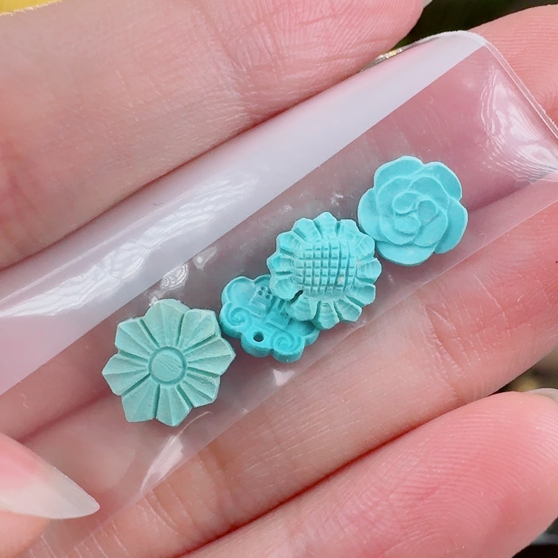 绿松石珠宝奇石未镶嵌