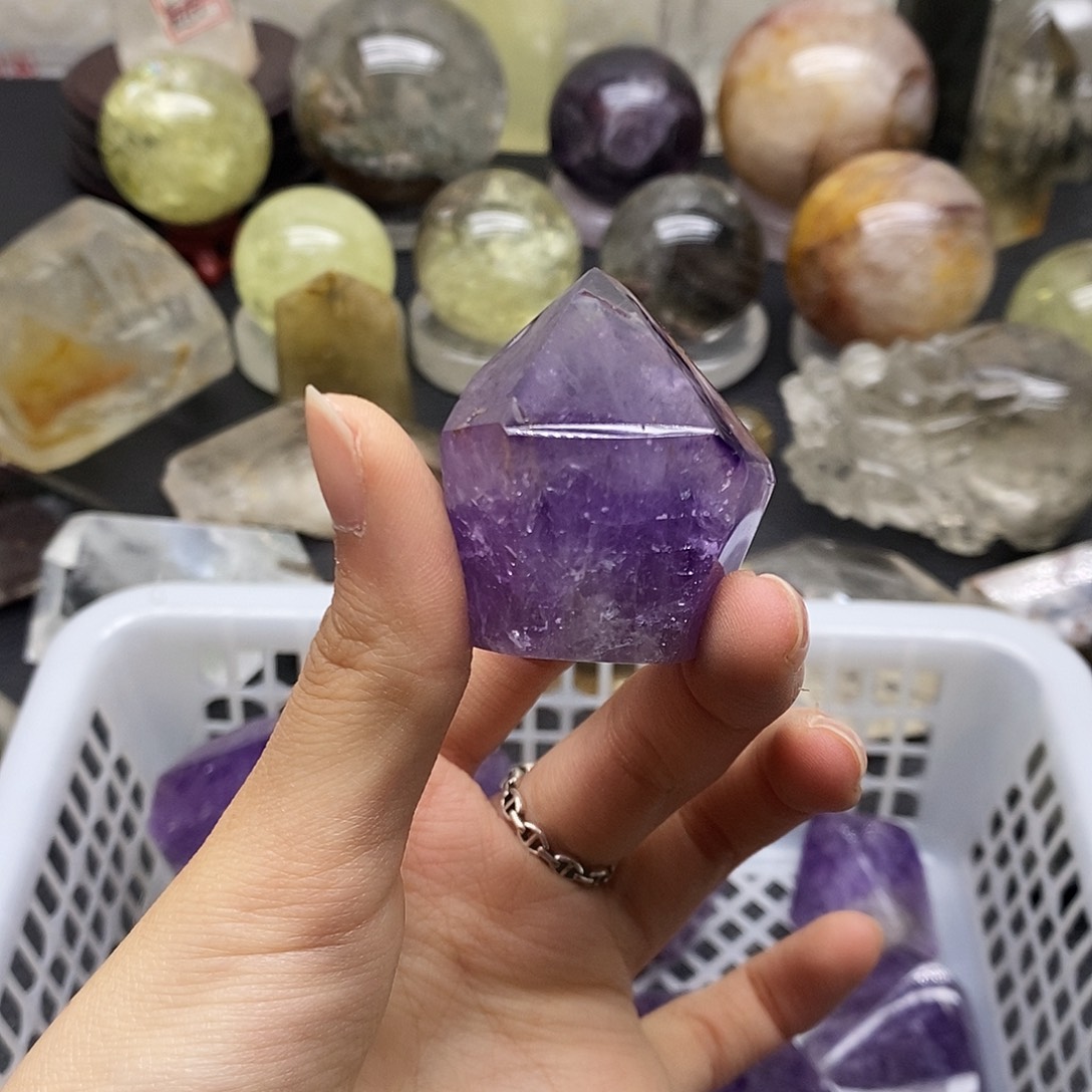 未镶嵌珠宝半成品水晶198水晶石