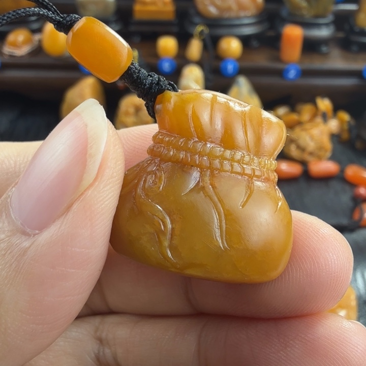 田黄石田黄石挂饰