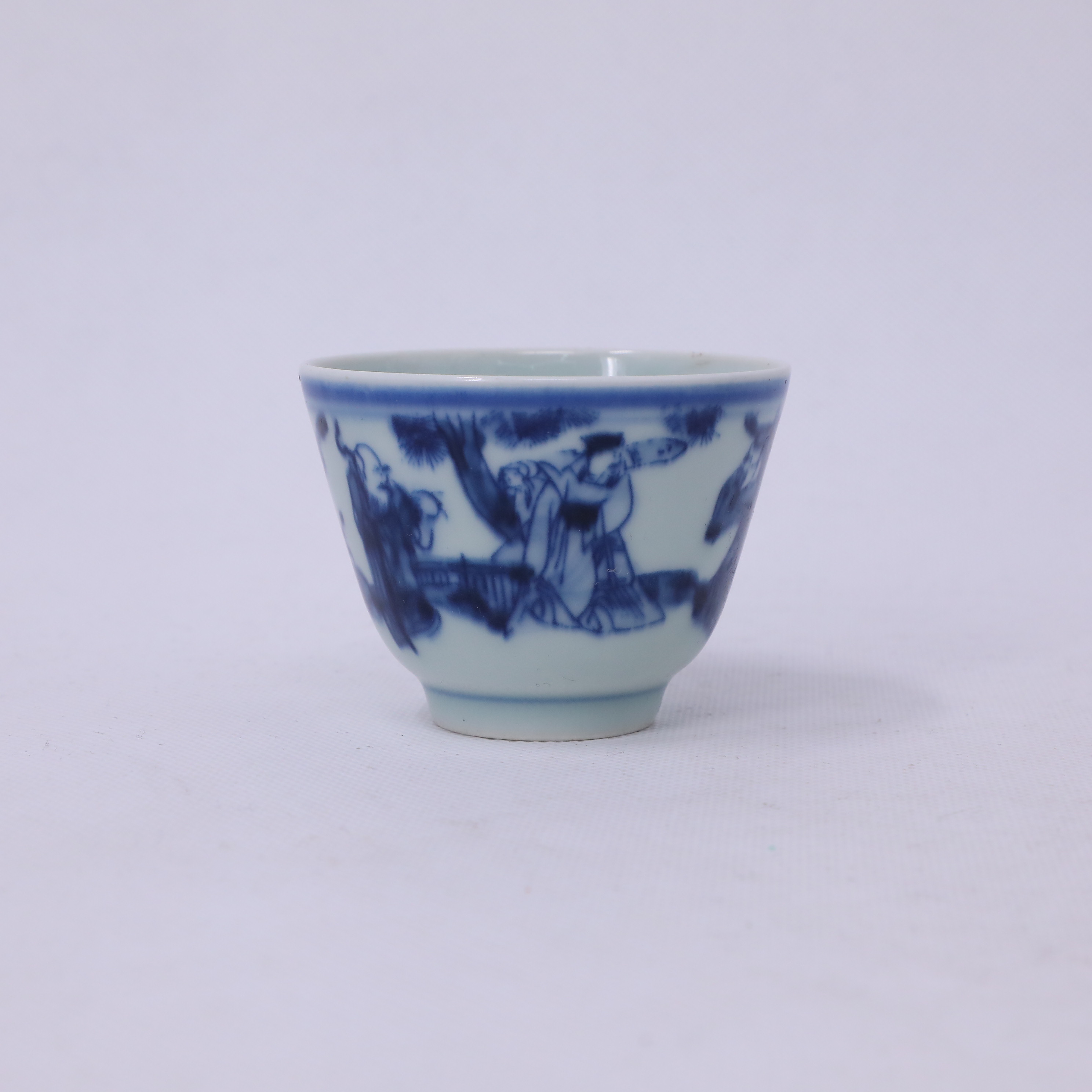 古陶瓷/青花三星纹杯LOT1691A