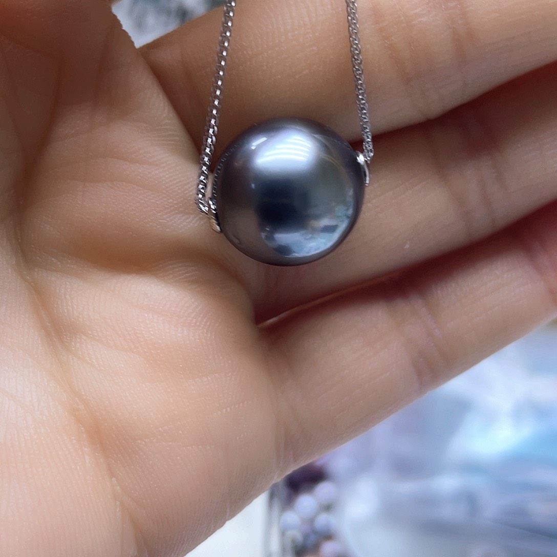 海水珍珠颈饰银S925镶嵌