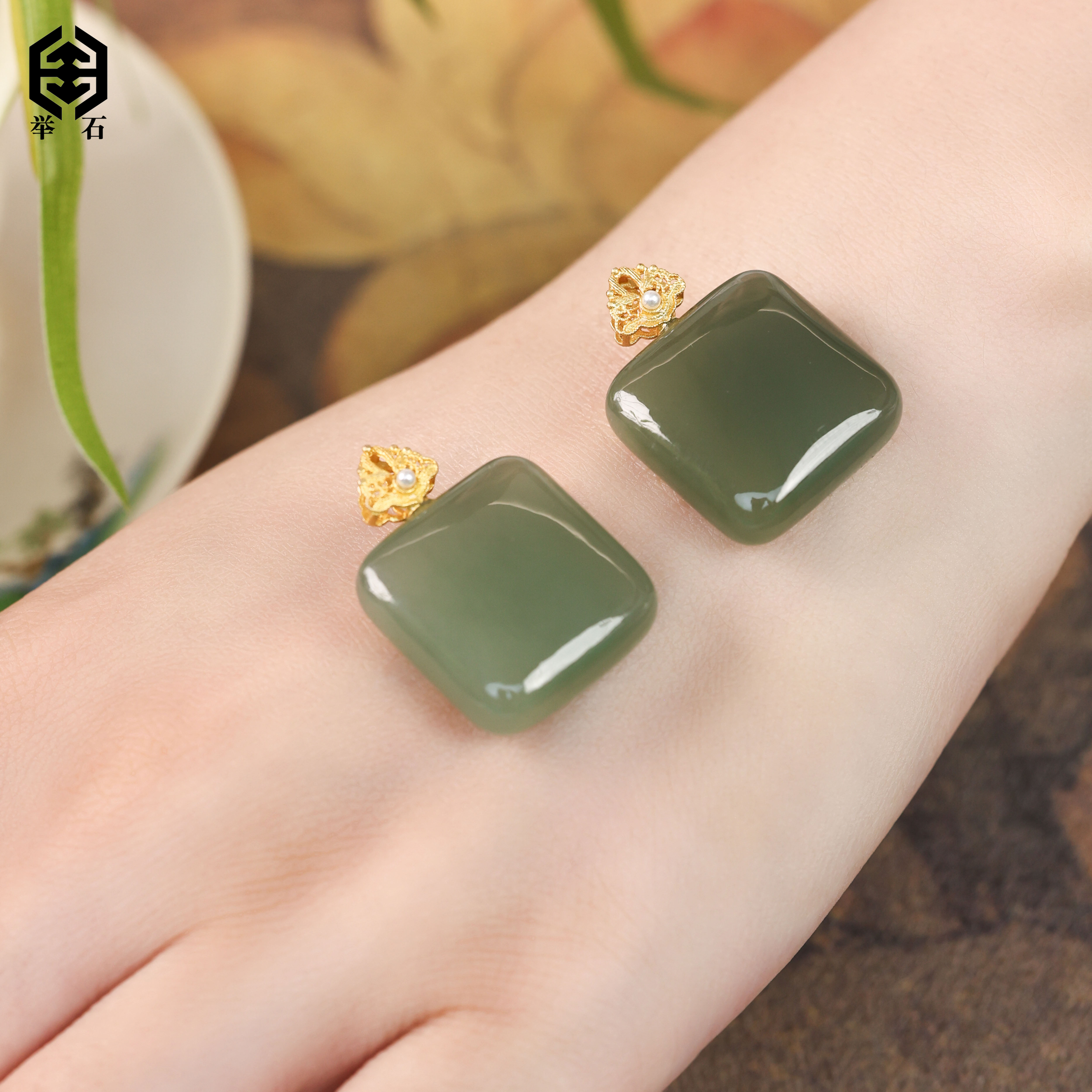 【举石精选】X09-1233-14252和田玉吊坠（一件/多样性发）O