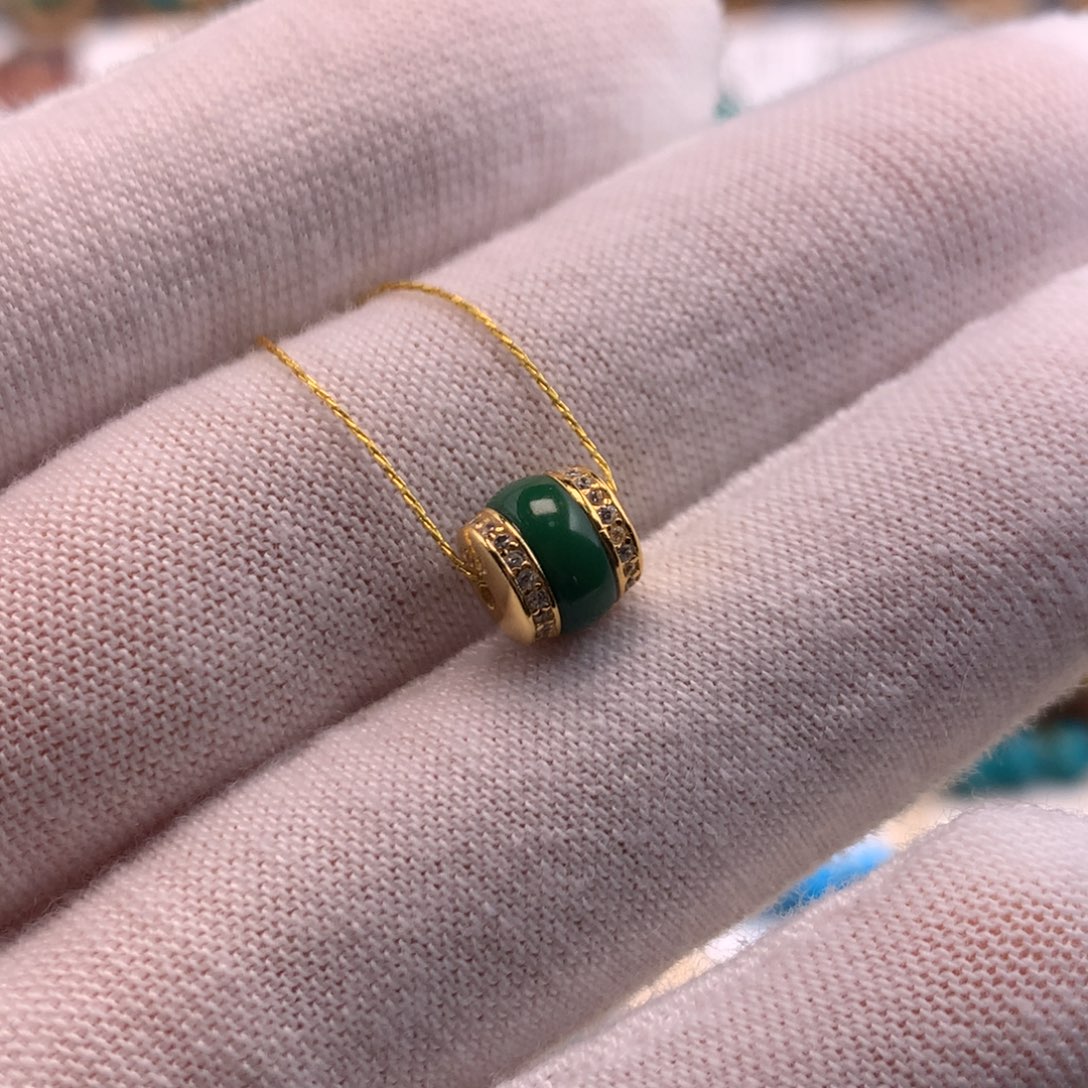 绿松石银S925镀金镶嵌珠宝奇石