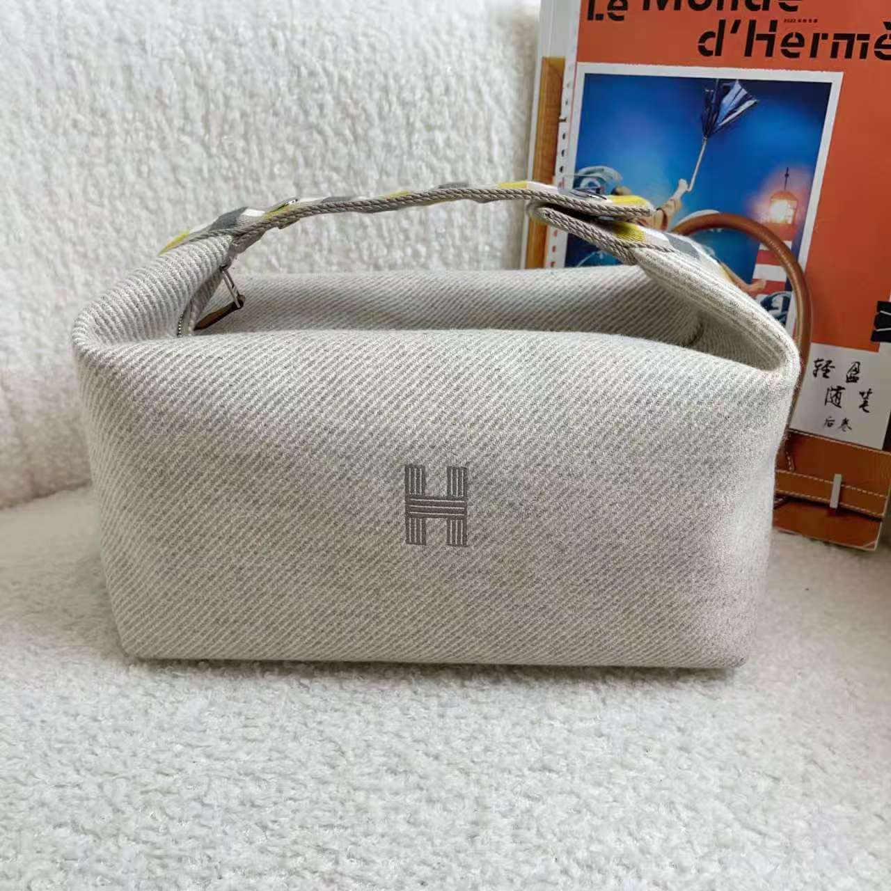 99新 Hermes/爱马仕 大号洗簌包/64863706/12期免息/代卖服务