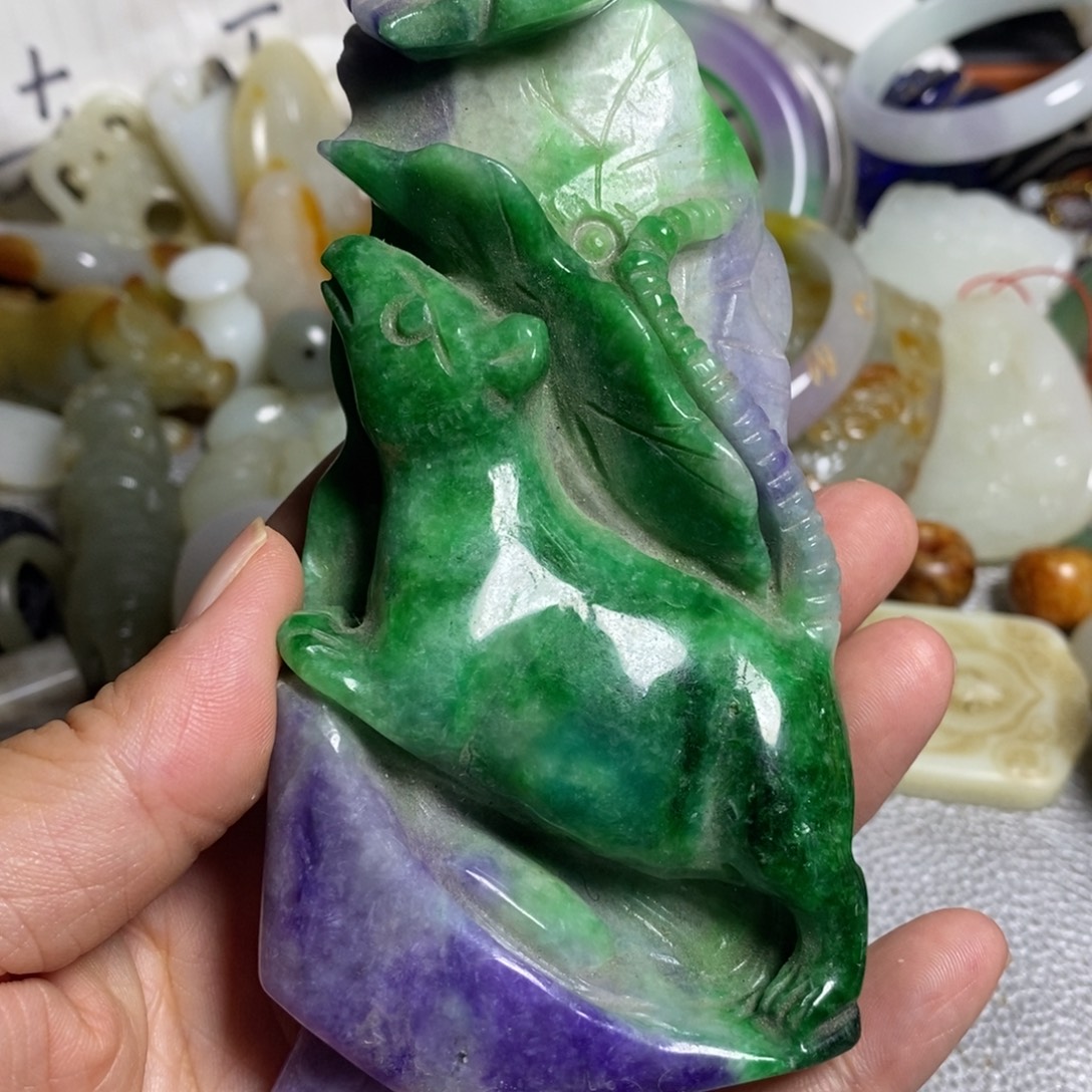 鹏***哥和田玉（糖玉）未镶嵌颈饰