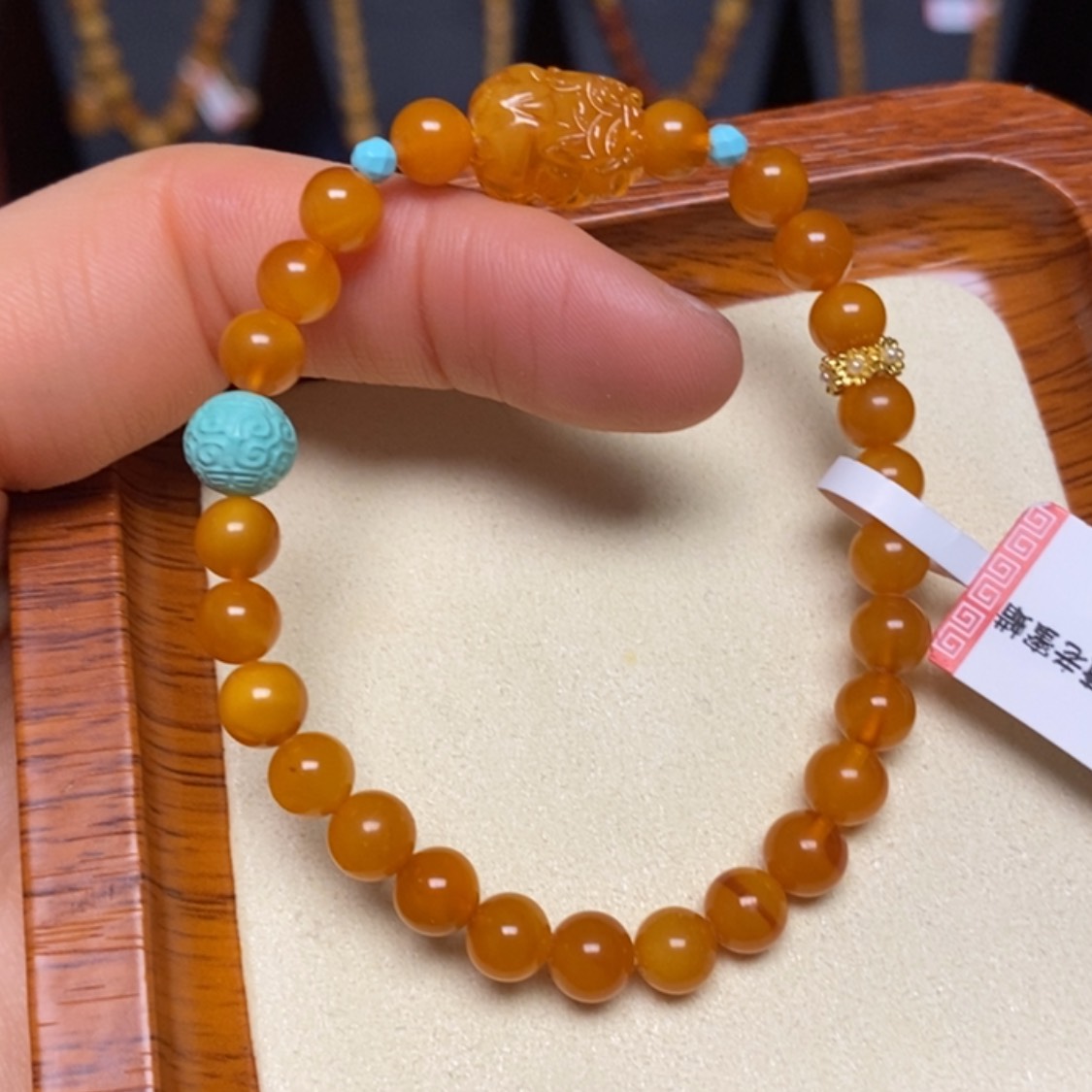 【闪购商品】蜜蜡手链未镶嵌手串