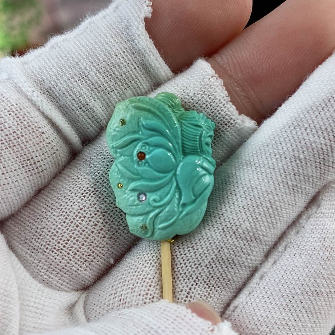 绿松石珠宝奇石未镶嵌