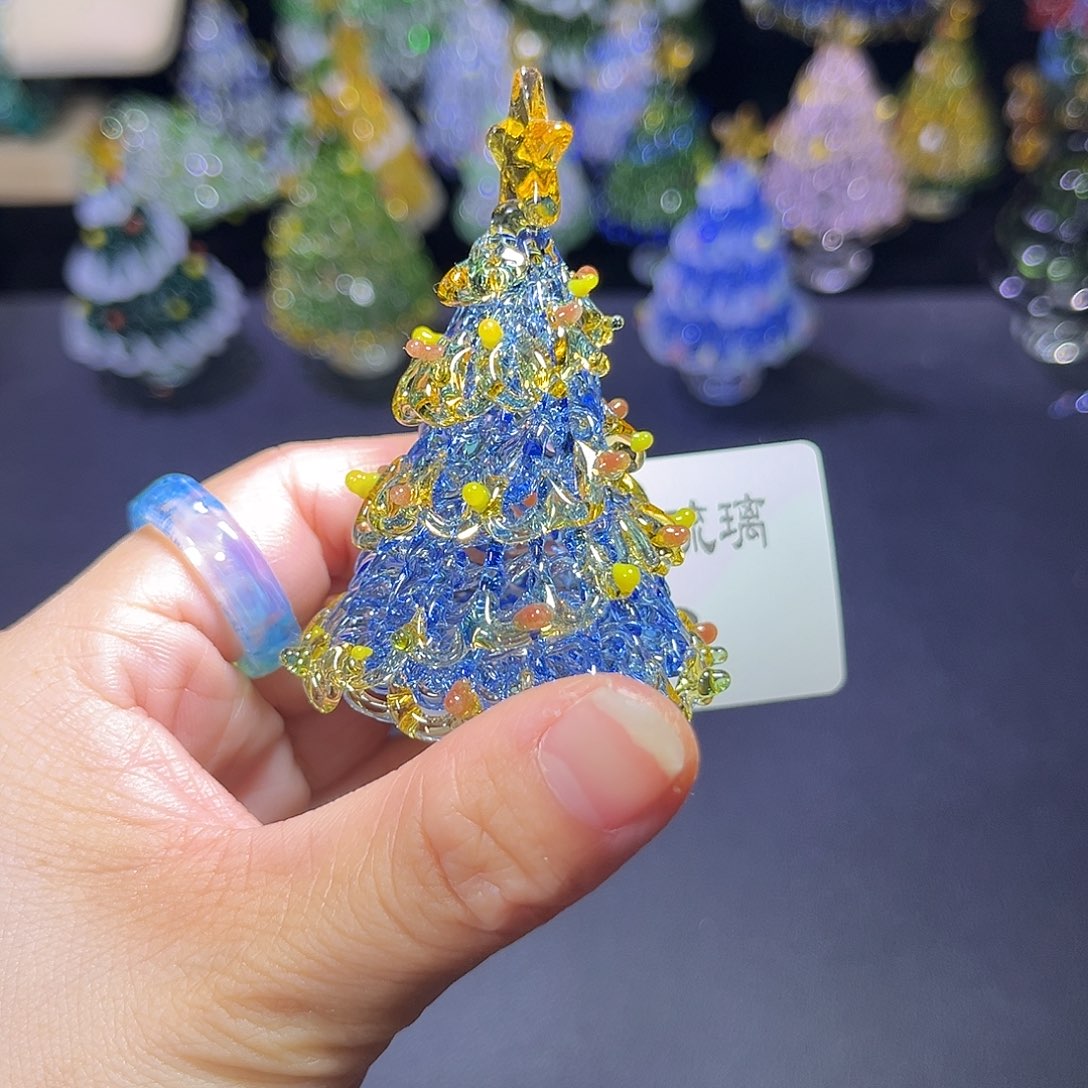 玻璃吊坠（不含链）549圣诞树