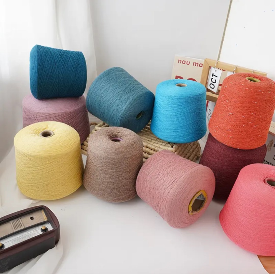 羊绒衫羊绒线毛衣毛线针织编织细线编织针织衫短款男女士外套