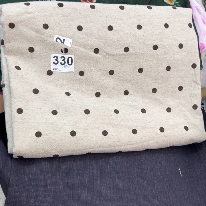 麻330雨露亚麻棉2米边瑕疵