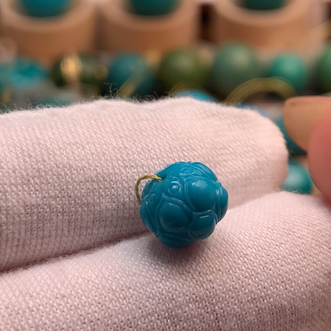 绿松石未镶嵌绿松石8.8mm