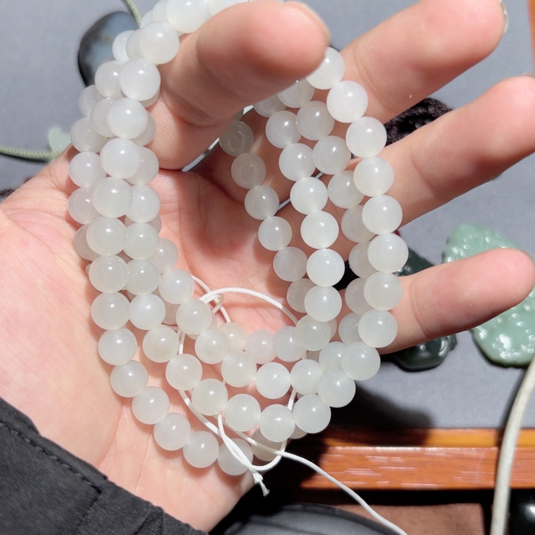 和田玉手链未镶嵌