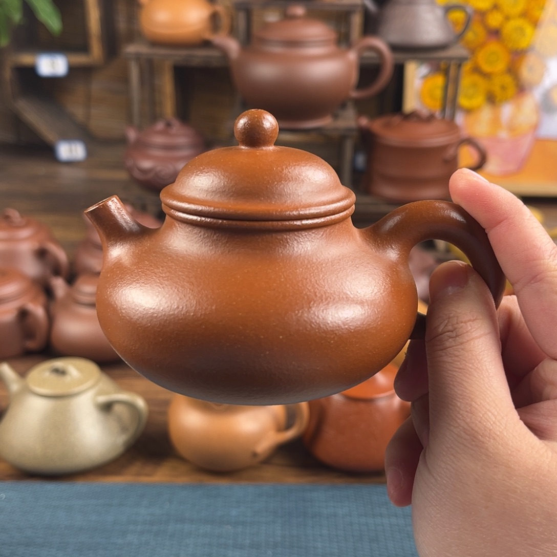 茶壶紫砂手工制作工艺精湛150cc