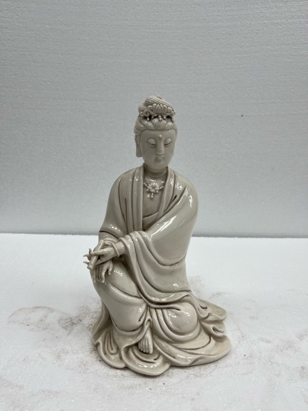 德化白瓷坐观音全品