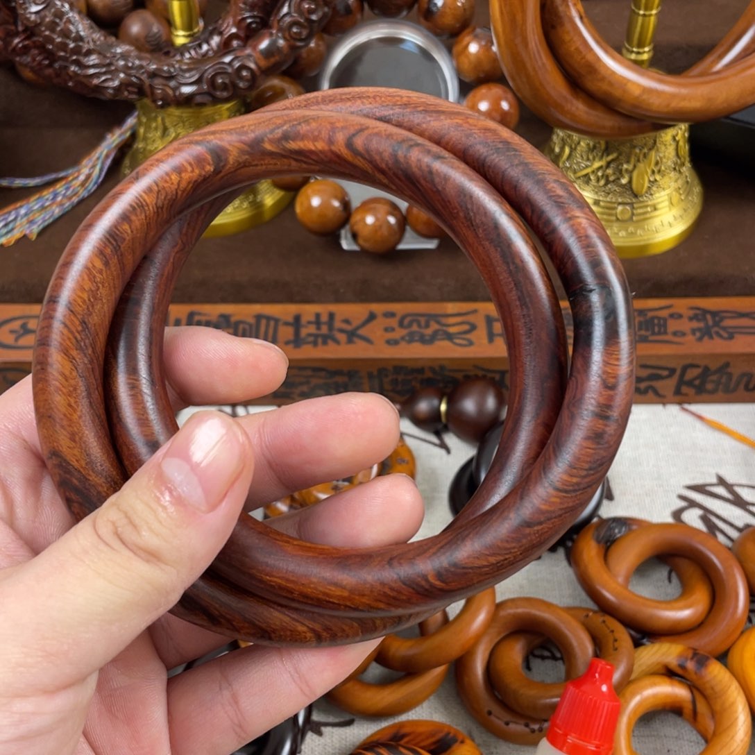 木枣木80素圈雷焦款一物一拍