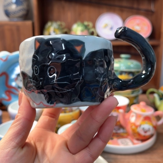 瓦当景德镇釉下手绘陶瓷 