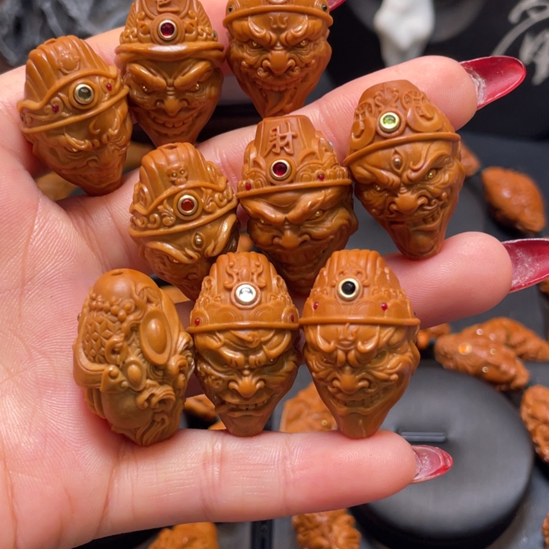 橄榄核手串/手链1.7邪财神橄榄核