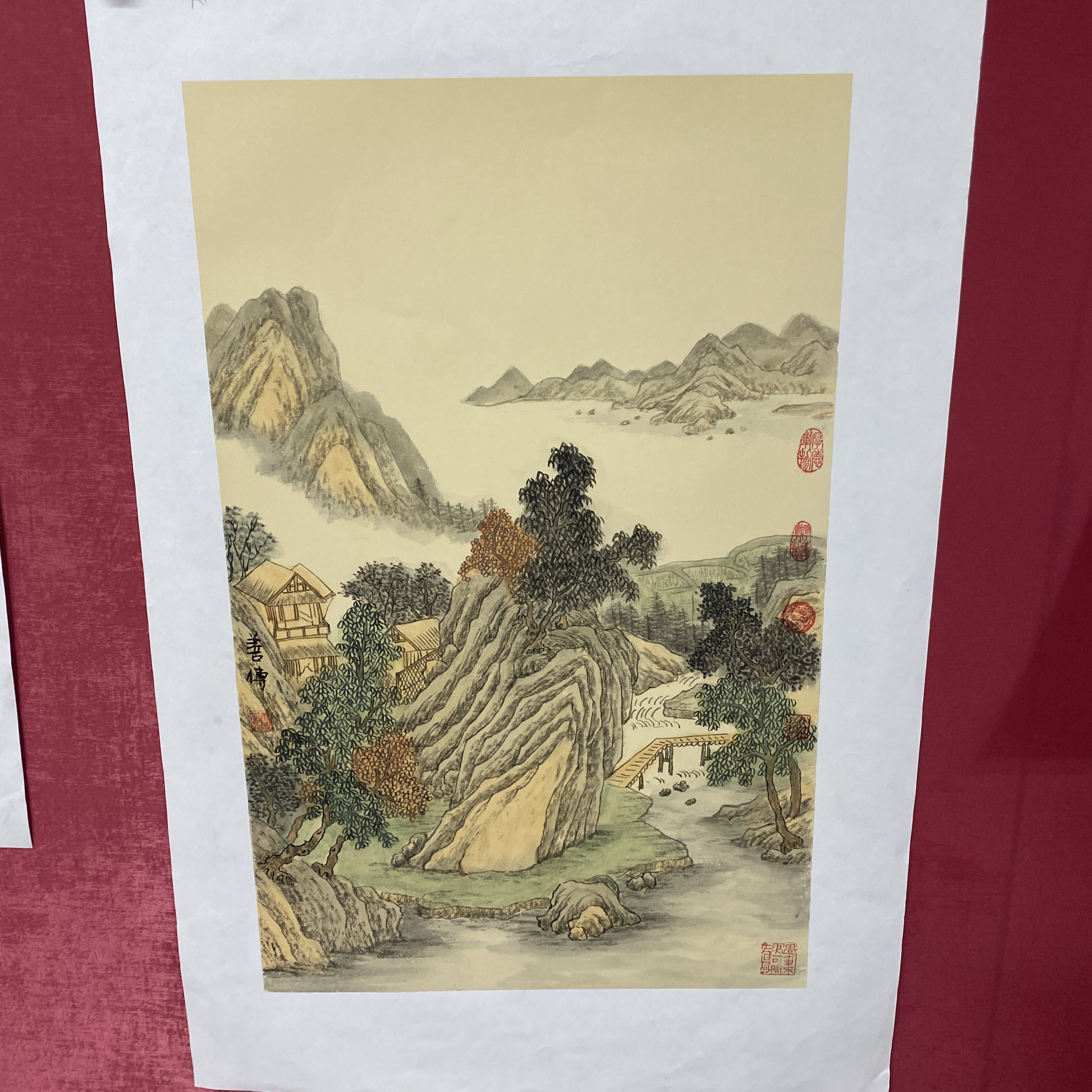 刘善传四尺三开作品