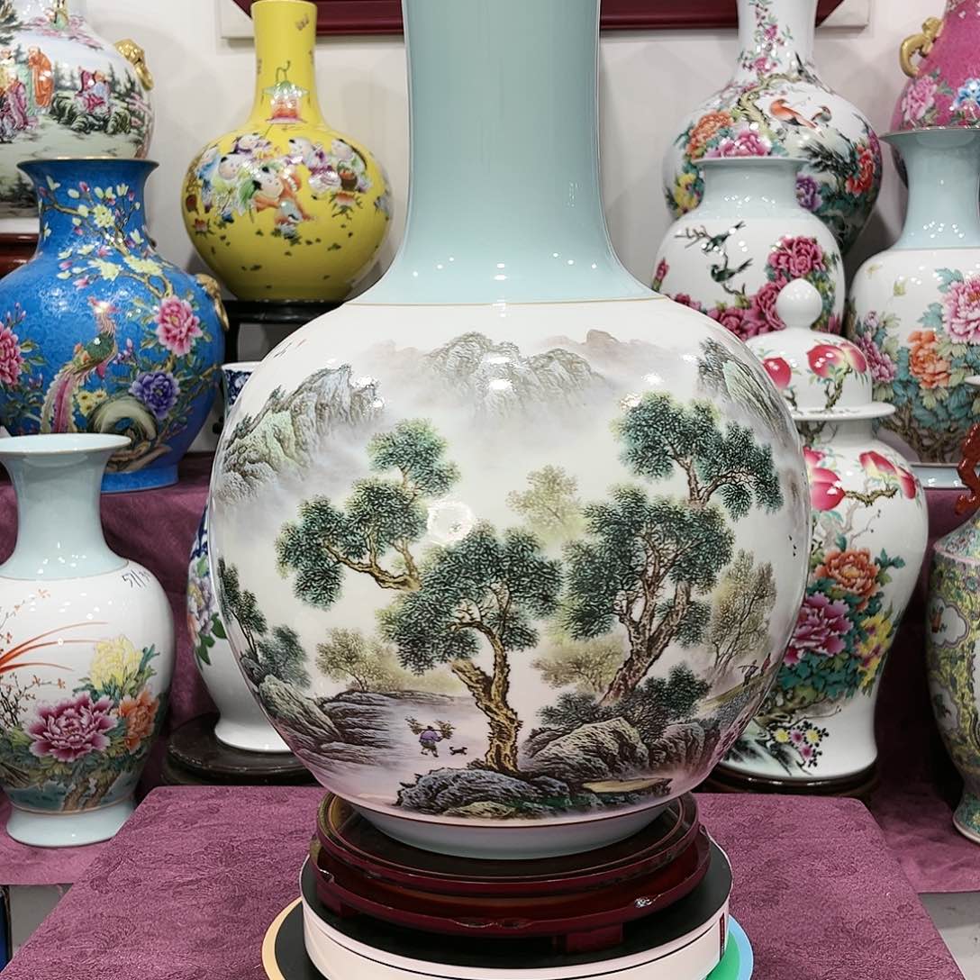 摆件树景德镇陶瓷艺术