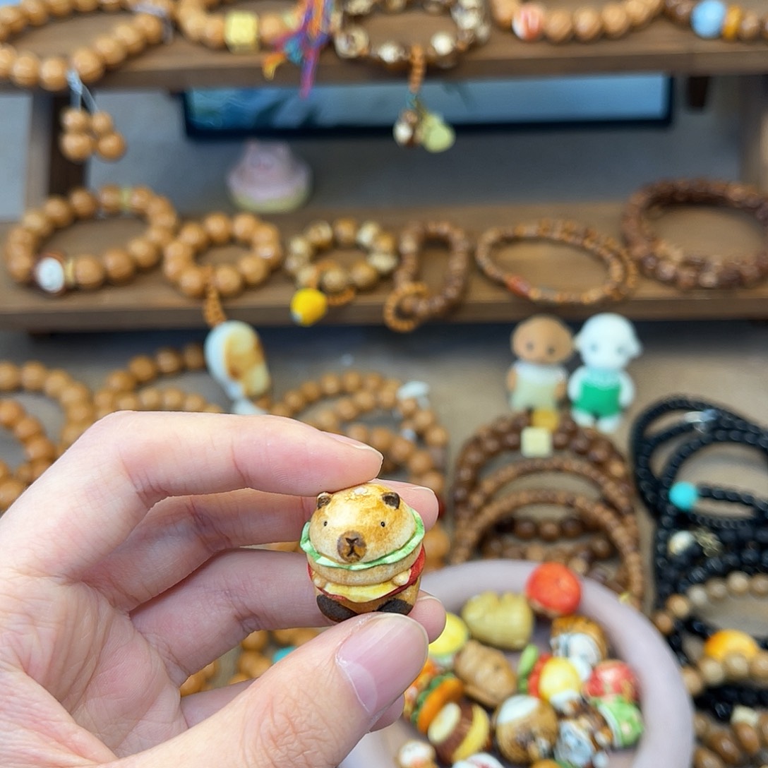 猴头核桃手串七***晴配件配件