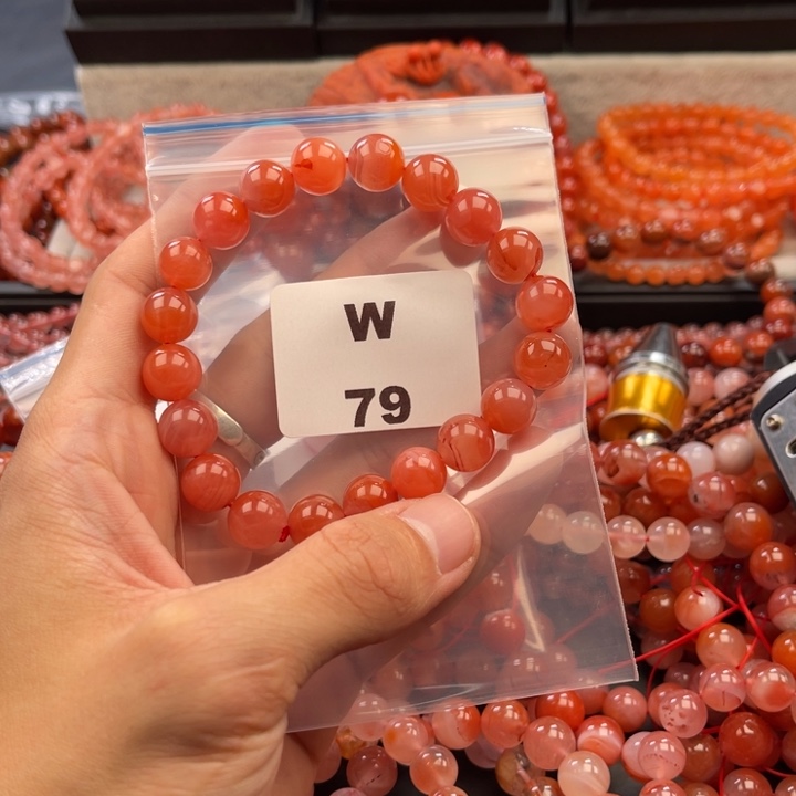 南红玛瑙未镶嵌多样性发货默认微瑕称重10mm