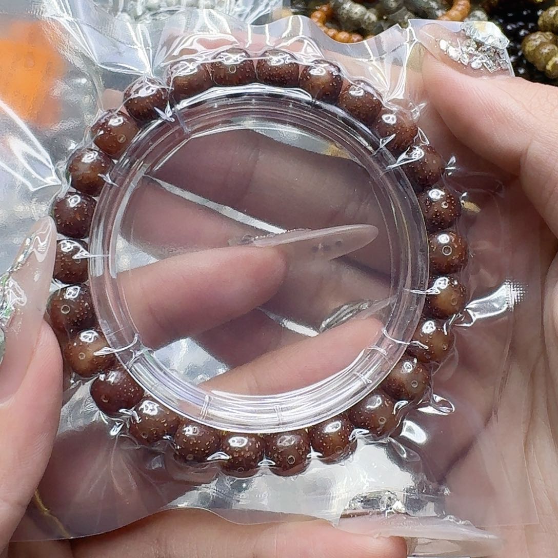 手串星月菩提66粉冰遇华星月菩提98桶单圈