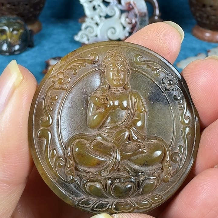 和田玉（糖玉）未镶嵌挂件